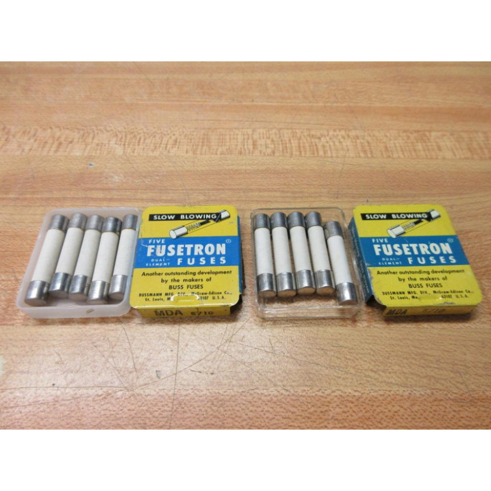Buss MDA-610 Bussmann Fuse Cross Ref 1CM16 White (Pack of 10)