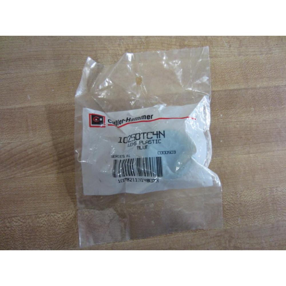 Cutler Hammer 10250TC4N Eaton Blue Plastic Lens E34H6