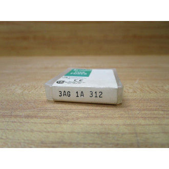 Littelfuse 3AG-1A Fuse Cross Ref 4XH40 312, Fine Wire Element (Pack of 10)
