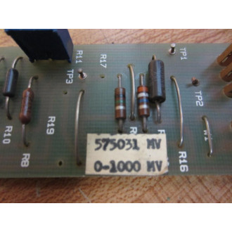 Leeds & Northrup 018485 Circuit Board 575031  0-1000mV - Used
