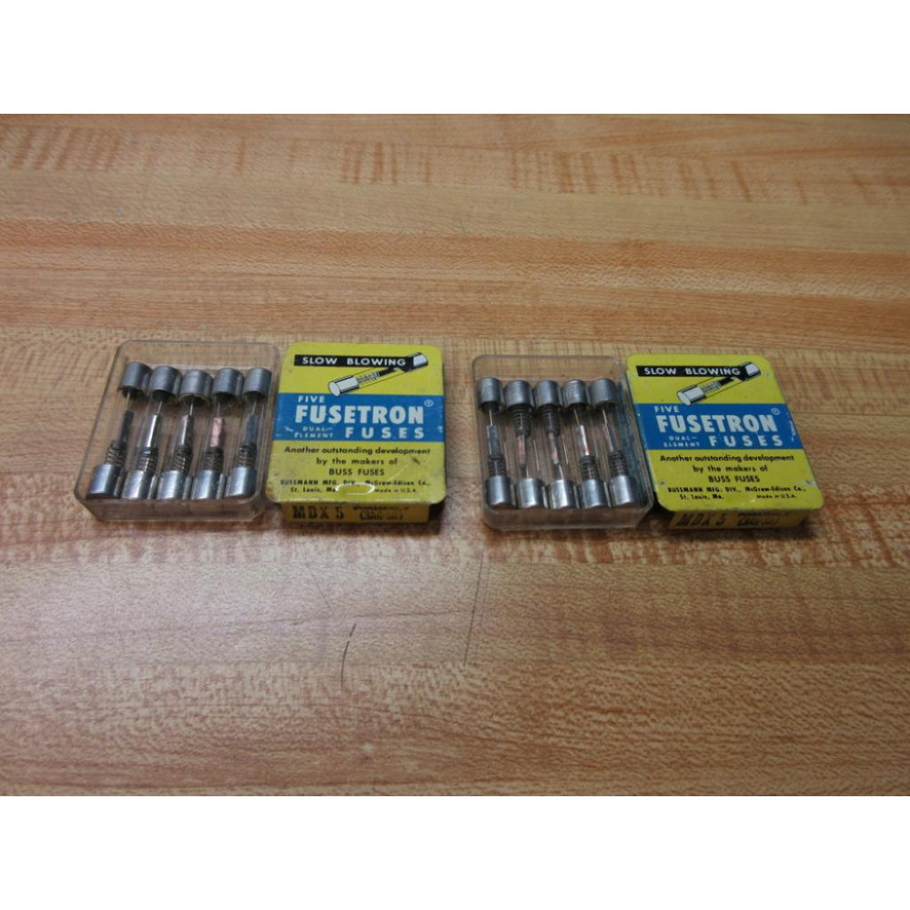 Buss MDX-5 Bussmann Fuse Formerly 3AG-SB Spring Element (Pack of 10)