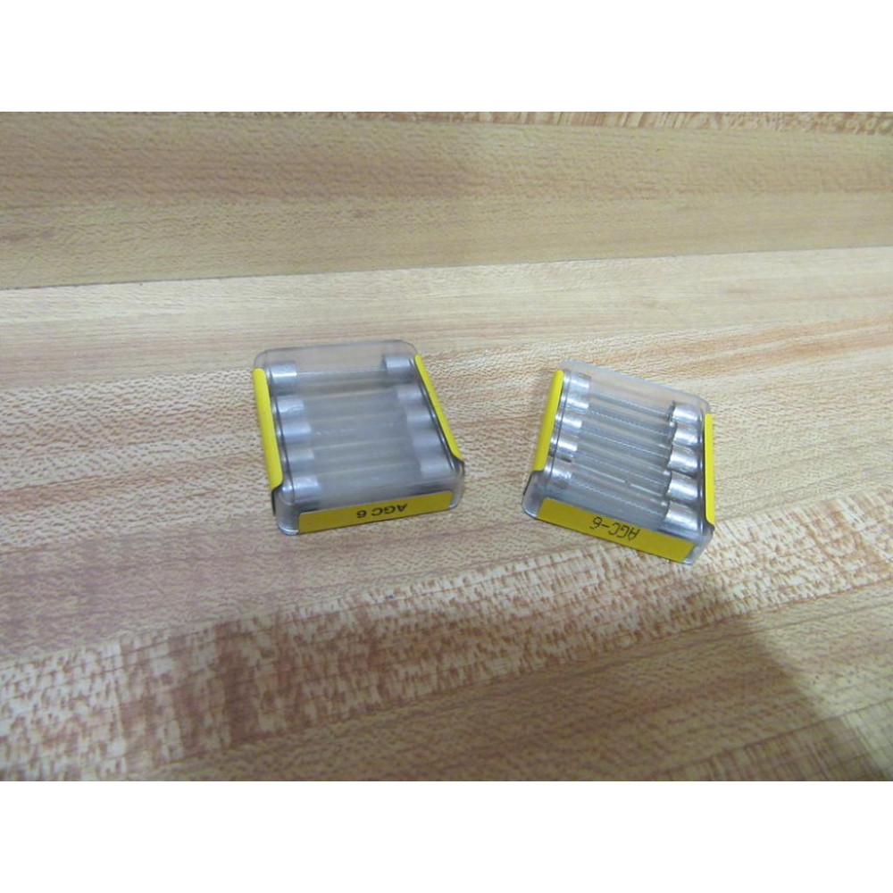 Buss AGC-6 Bussmann Fuse Cross Ref 4XH47, 3AG Fine Wire Element (Pack of 10)