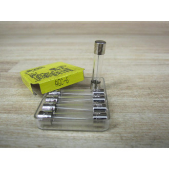 Buss AGC-6 Bussmann Fuse Cross Ref 4XH47, 3AG Fine Wire Element (Pack of 10)