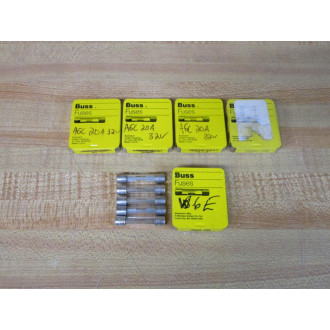 Buss AGC-20 Bussmann Fuse Cross Ref 4XH51 Metal Strip Element (Pack of 25)