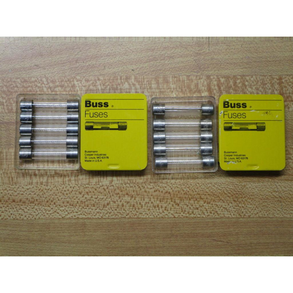Buss AGC-10 Bussmann Fuse Cross Ref 4XH49 Jagged Metal (Pack of 10)