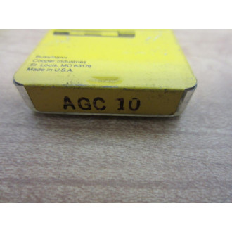 Buss AGC-10 Bussmann Fuse Cross Ref 4XH49 Jagged Metal (Pack of 10)