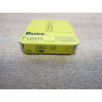 Buss ABC-10 Bussmann Fuse Cross Ref 6F047 White (Pack of 10)
