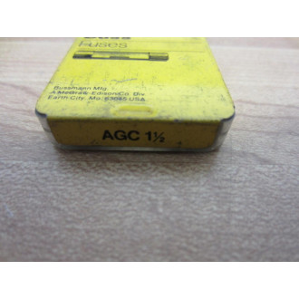 Bussmann AGC 1-12 Bussmann Fuse Cross Ref 4XH41, 3AG Jagged Wire (Pack of 10)
