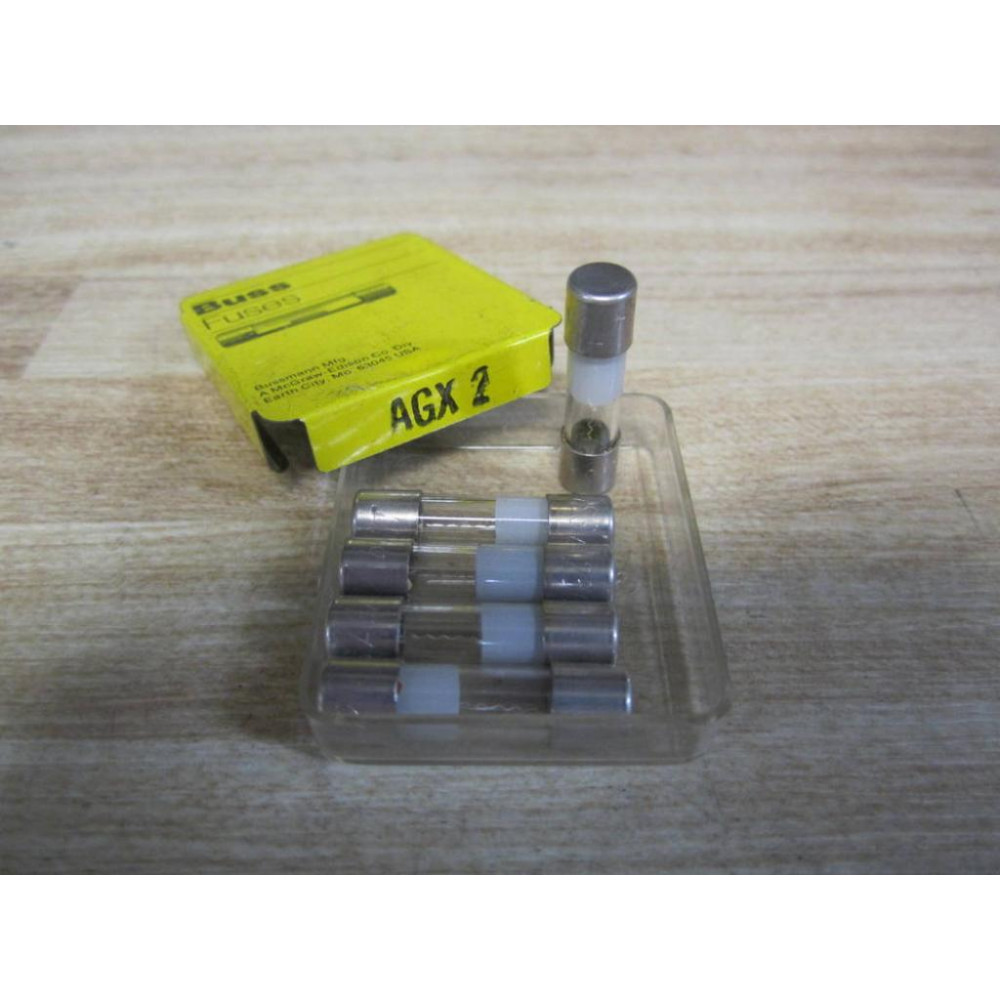 Buss AGX-2 Bussmann Fuse Cross Ref 6F057 W2 Tone center (Pack of 10)