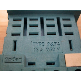 Finder 96.74 Relay Socket 9674 - New No Box