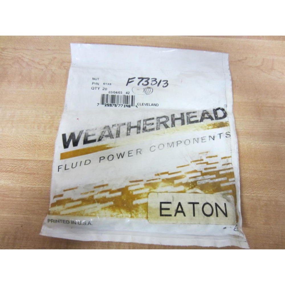 Cutler Hammer 61X5 Eaton Brass Tube Nut 516" (Pack of 20)