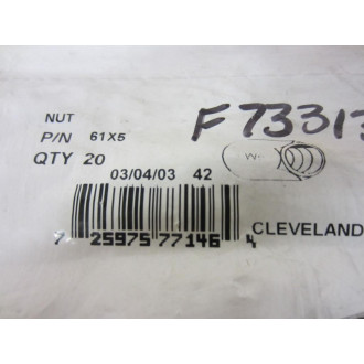 Cutler Hammer 61X5 Eaton Brass Tube Nut 516" (Pack of 20)