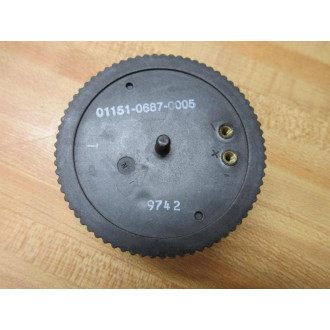 EmersonFisherRosemount 01151-0687-0005 Transmitter Panel Gauge - New No Box