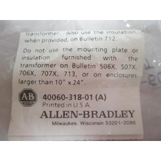 Allen Bradley 40016-021-60 Screw Kit (Pack of 2)
