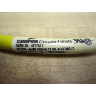 Crouse & Hinds 5000118-4077SEZ Micro-Mini Connector Assembly (Pack of 2)