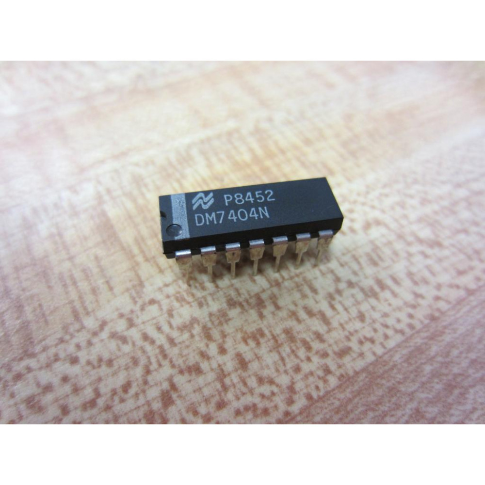 National Semiconductor DM7404N Integrated Circuit (Pack of 3)