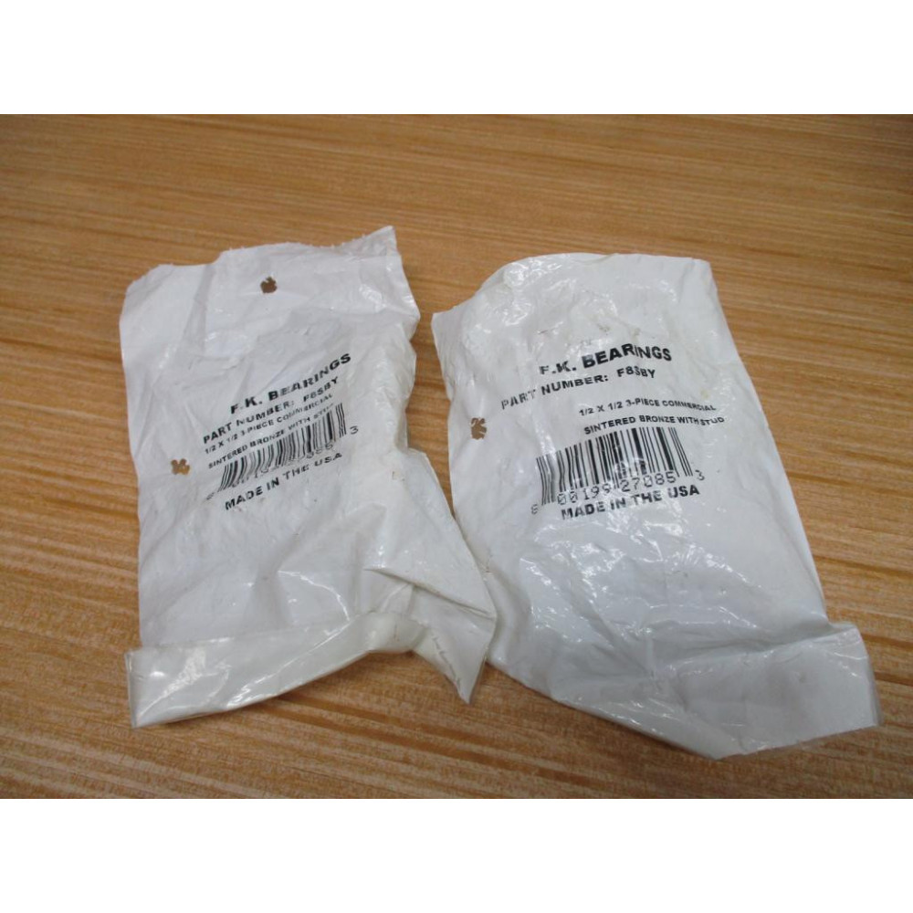 F.K. Bearings F8SBY Spherical Rod End (Pack of 2)