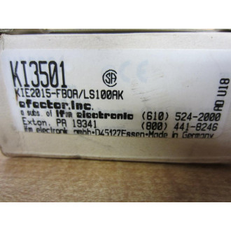 IFM Efector KI3501 Sensor KIE2015-FBOALS-100AKCSA RT