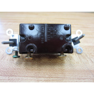 Leviton CSB1-15 Brown S.P. Toggle Switch (Pack of 10)