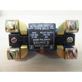 Square D 9007-BO-3 Snap Switch 9007-B0-3