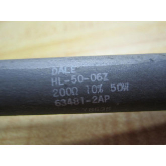 Dale HL-50-06Z 50W Resistor HL-50-06Z 200&Omega - Used