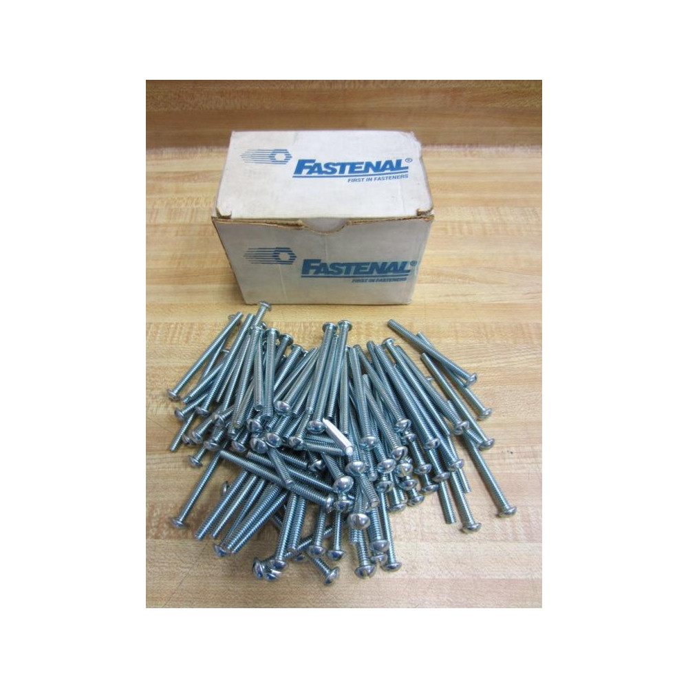 Fastenal 27714 Slotted Round Head Machine Screw RSL MS 14-20 X 3 (Pack of 100)