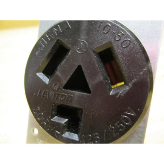 Leviton 5207 Flush Mount Power 30A 125250V 3 Pole SAN 061 (Pack of 3)