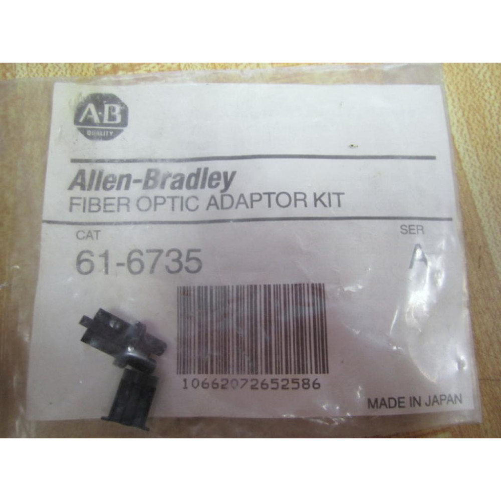 Allen Bradley 61-6735 Fiber Optic Adaptor Kit 616735 Series A (Pack of 4)