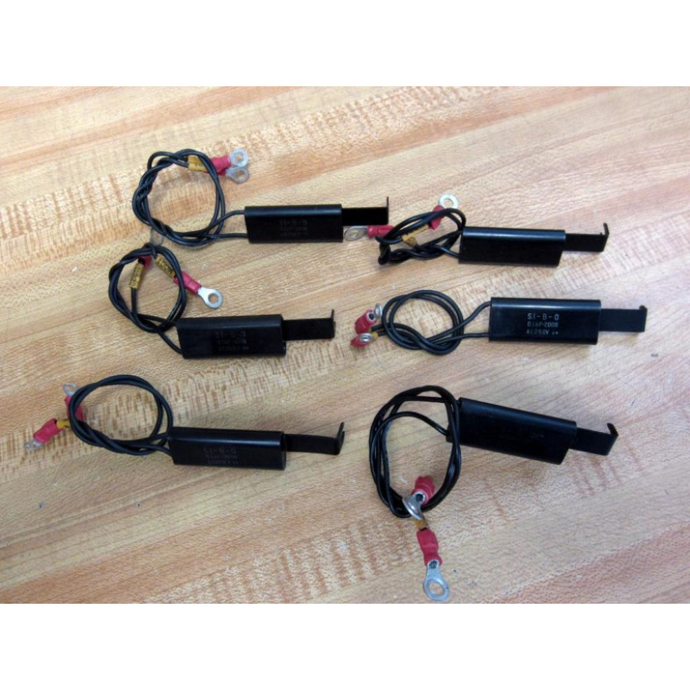 SI-B-0 Capacitor S1-B-0 0.1UF 200 Ohms AC250V (Pack of 6) - Used