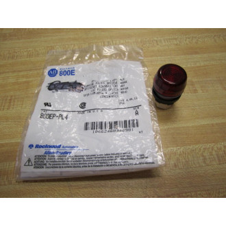 Allen Bradley 800EP-PL4 Optic Pilot Light Red 800EPPL4 Series A (Pack of 2)