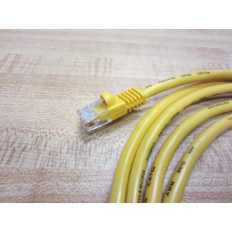 241SY-07 7' RJ45 Yellow LAN CAT 5e Network Cable 241SY07