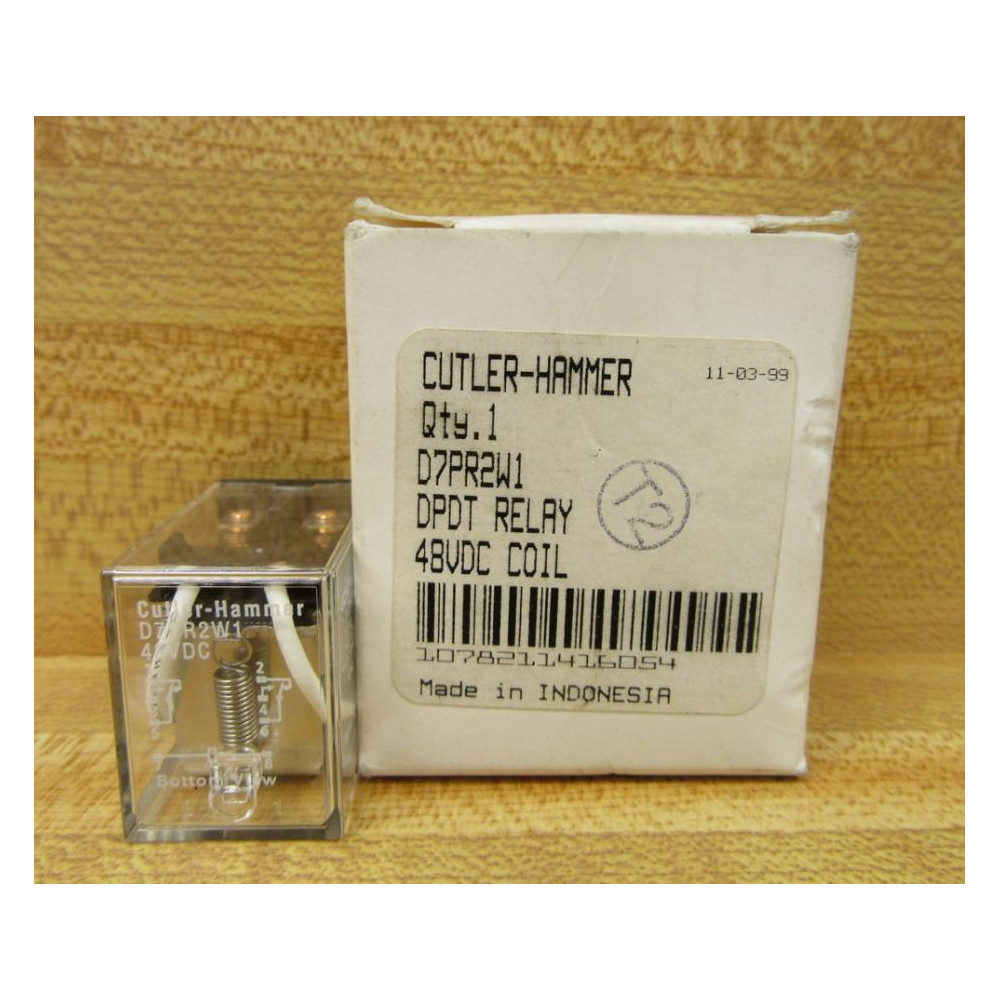 Cutler Hammer D7PR2W1 Eaton Relay
