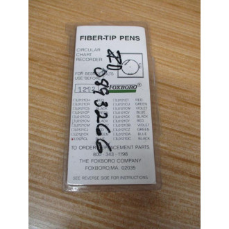 Foxboro L0121CL Chart Recorder Fiber-Tip Pens (Pack of 6)
