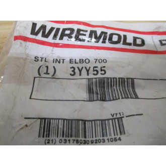 Wiremold 3YY55 Legrand Internal Raceway Elbow (Pack of 2)