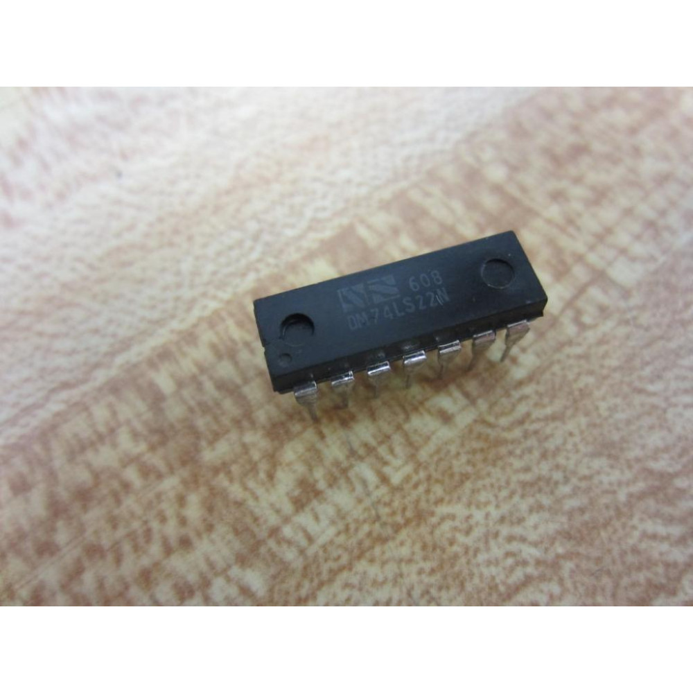 National Semiconductor DM74LS22N Integrated Circuit (Pack of 3)