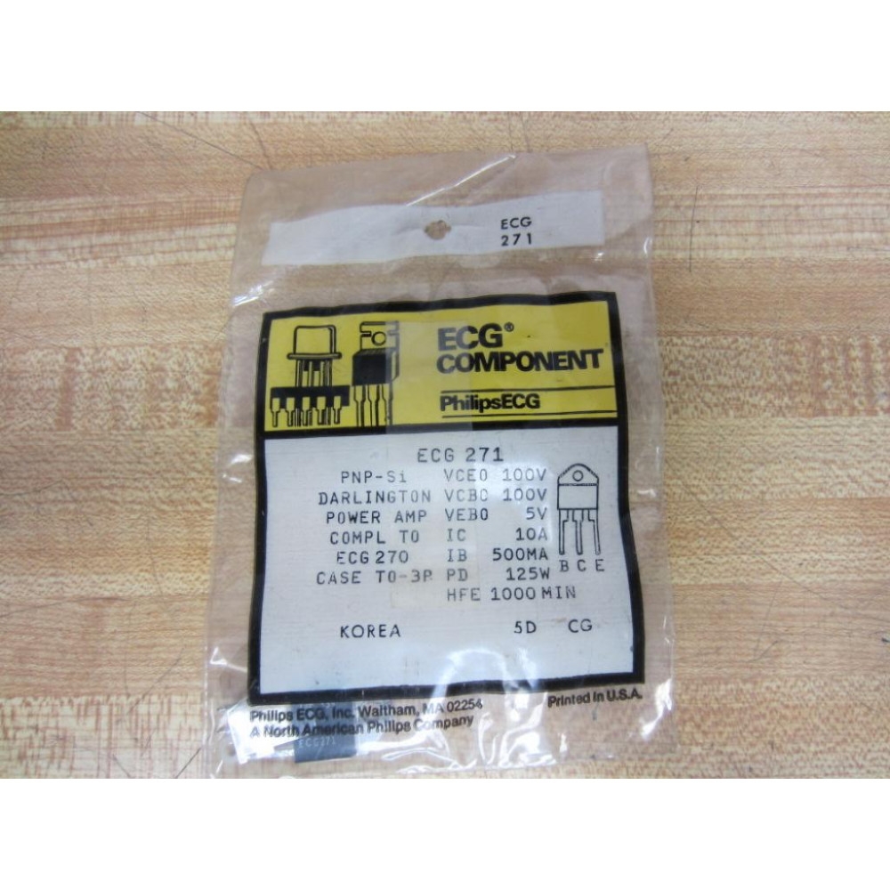 Philips ECG 271 ECG271 Transistor