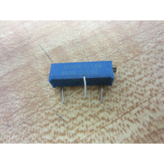 Trimpot 3006W-1-104 3006W1104 Trimmer Resistors (Pack of 7) - New No Box