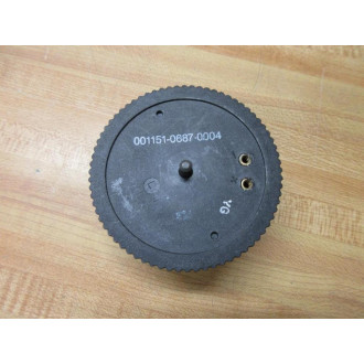 EmersonFisherRosemount 001151-0687-0004 Transmitter Panel Gauge - New No Box