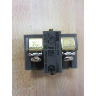 IDEC BS-001 Contact Block BS001 Izumi - New No Box