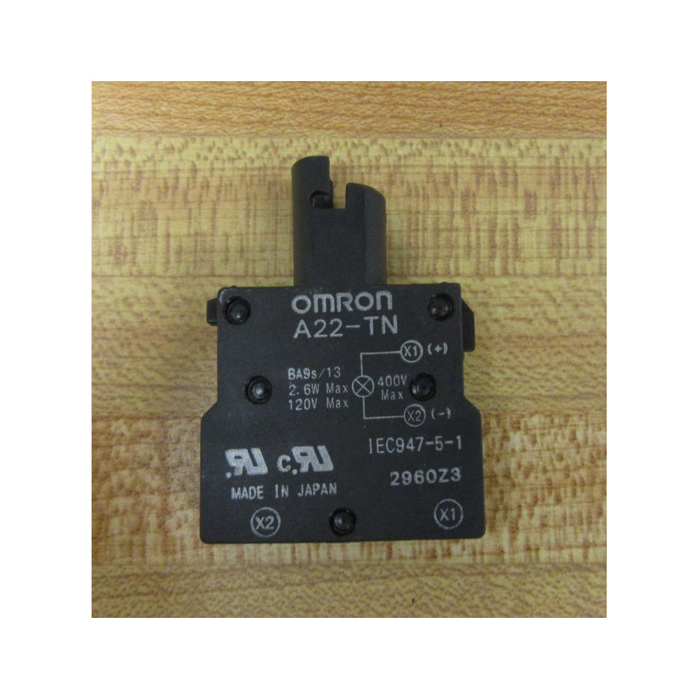 Omron A22-TN Lamp Socket A22TN - New No Box