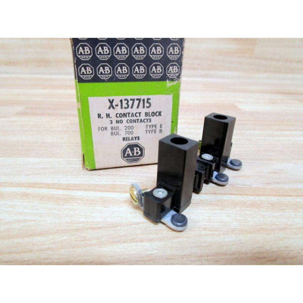 Allen Bradley X-137715 Contact Block X137715