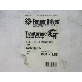 Fenner Drives 6202560EN Trantorque Keyless Bushing