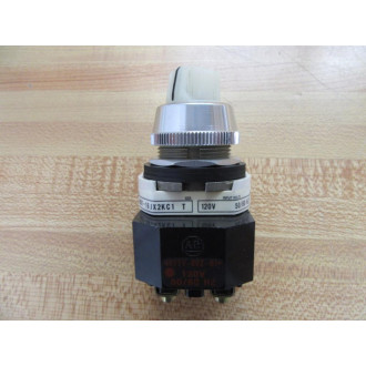 Allen Bradley 800T-16JX2KC1 Selector Switch White Knob