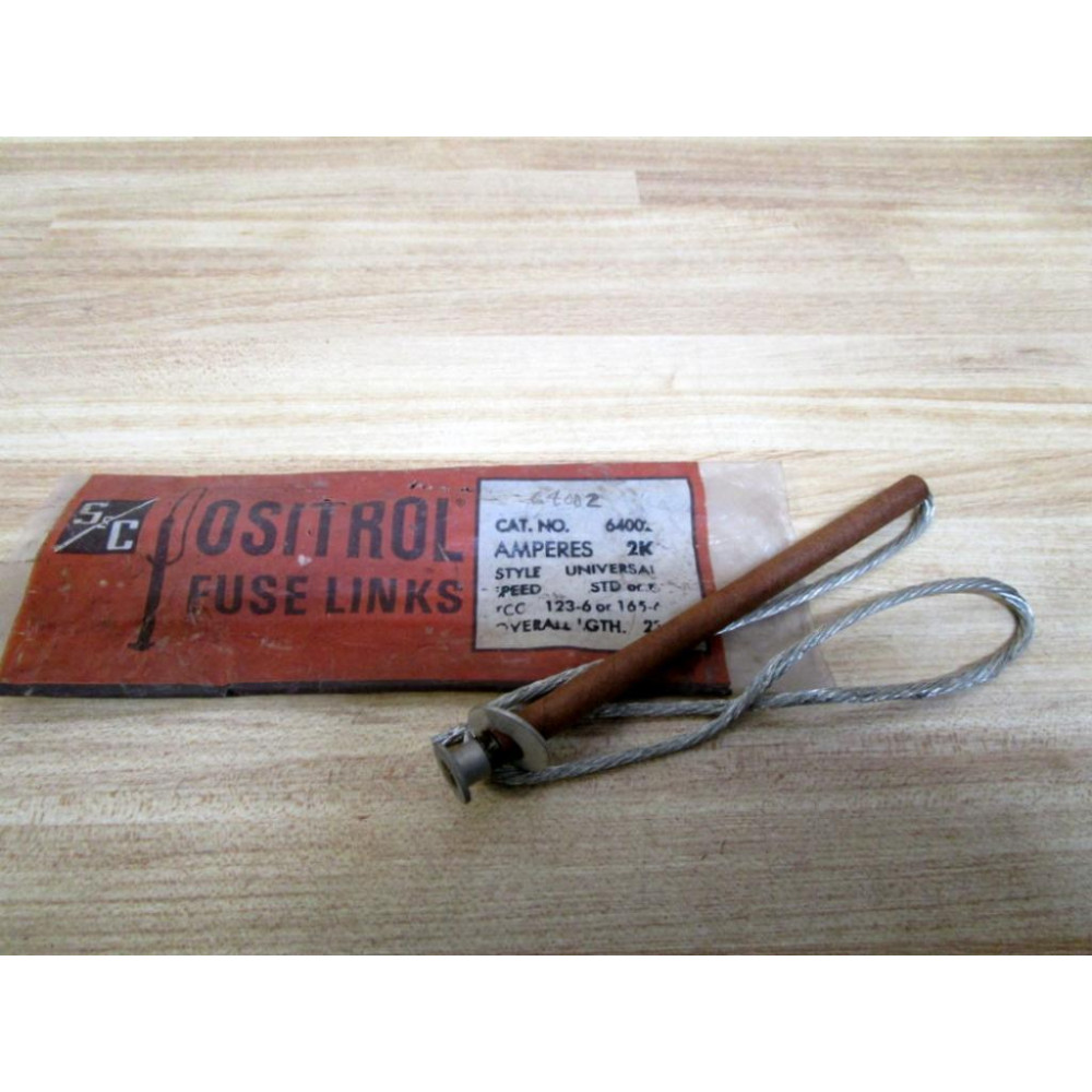 S & C Positrol 64002 Fuse Link 64002