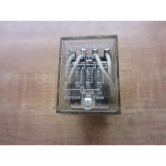Cutler Hammer D2PR4A 110120VAC Relay D2PR4A110120VAC - Used
