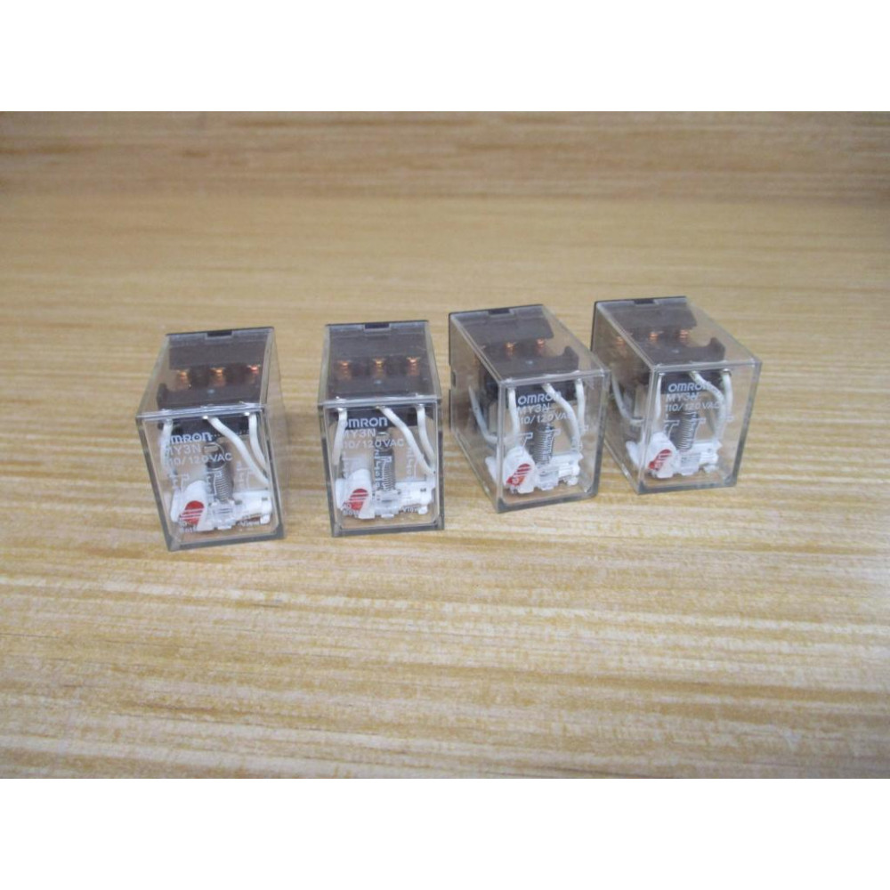 Omron MY3N 110120VAC Relay MY3N110120VAC (Pack of 4) - New No Box