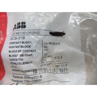ABB SK 616-002-B Contact Block CBK-CBR01 - New No Box