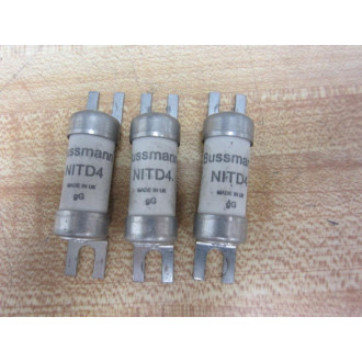 Bussmann NITD4 Fuse BS88.2:1988 (Pack of 3) - Used