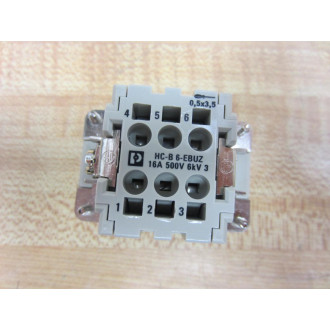 Phoenix Contact 1687862 Connector HC-B 6-EBUZ - New No Box
