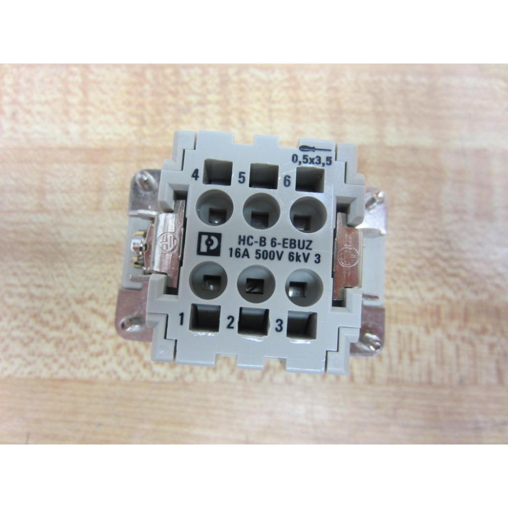 Phoenix Contact 1687862 Connector HC-B 6-EBUZ - New No Box